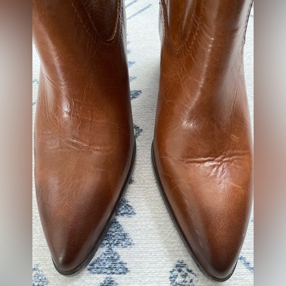 FRYE Boots Cognac Size 9.5 - Picture 11 of 12